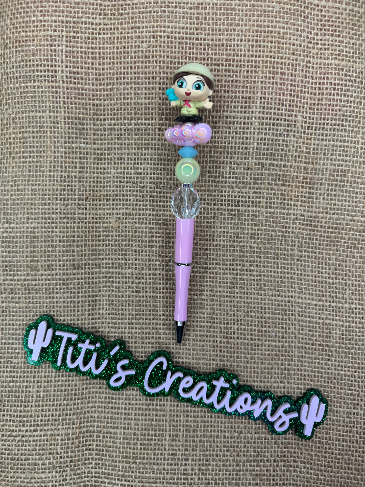 Specialty Custom Character Pen - Young Ellie