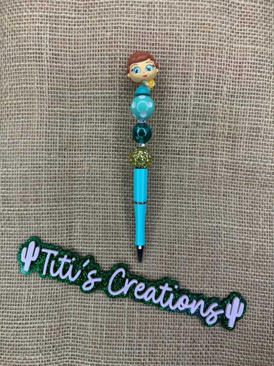 Specialty Custom Character Pen - Anna