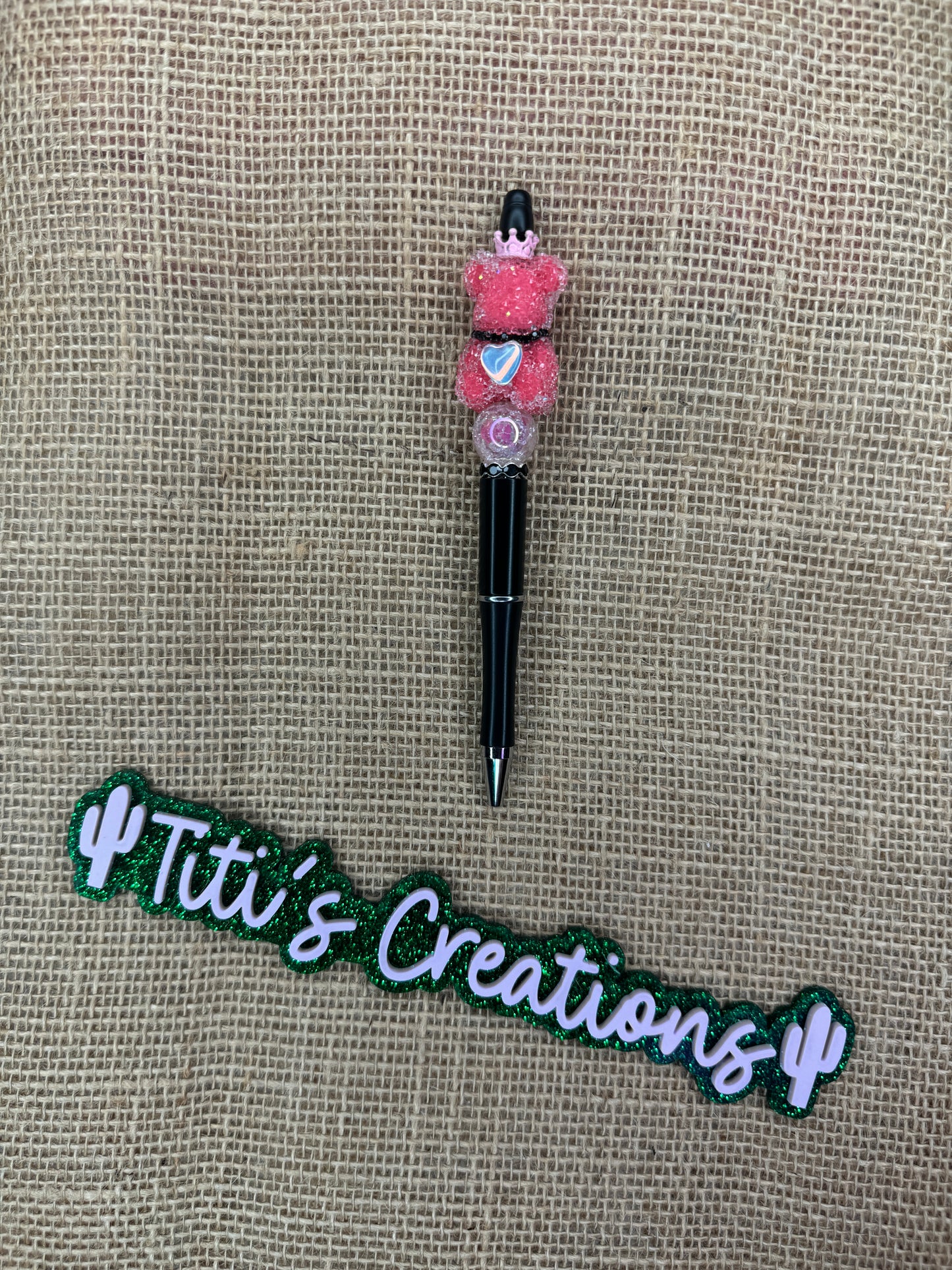 Sugar Bear Custom Pen - Pink