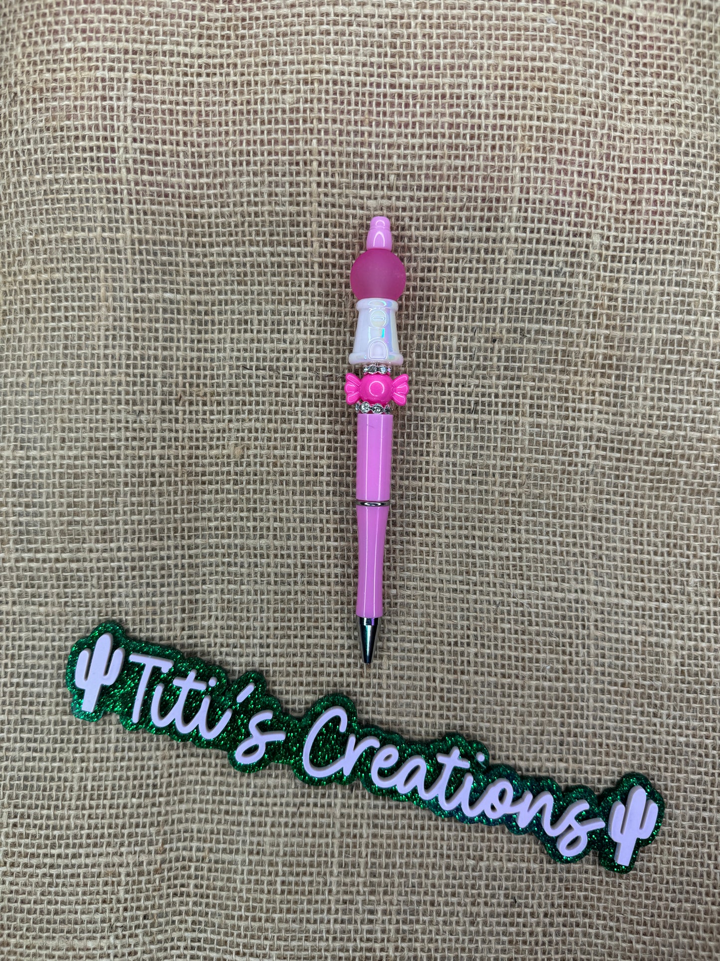 Bubble Gum Machine Custom Pen - Hot Pink