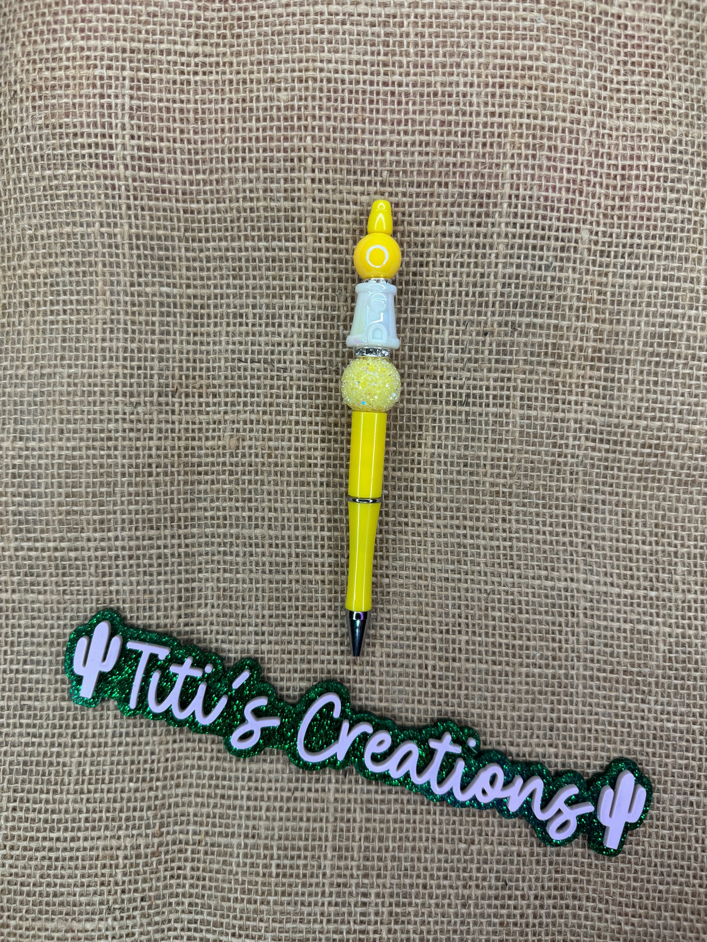 Bubble Gum Machine Custom Pen - Yellow